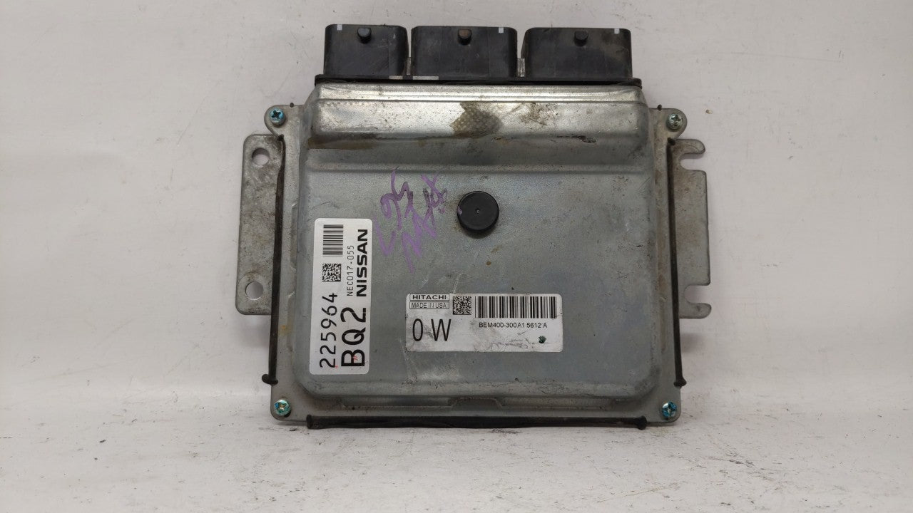 2015 Nissan Altima PCM Engine Computer ECU ECM PCU OEM P/N:BEM404-300 A1 NEC001-666 Fits 2013 2014 OEM Used Auto Parts - Oemusedautoparts1.com