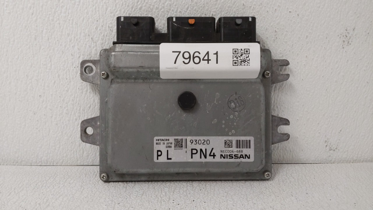 2014 Nissan Cube PCM Engine Computer ECU ECM PCU OEM P/N:NEC004-688 Fits OEM Used Auto Parts - Oemusedautoparts1.com