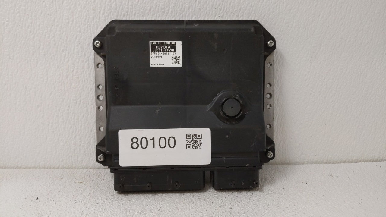 2015 Toyota Prius PCM Engine Computer ECU ECM PCU OEM P/N:89661-47590 Fits OEM Used Auto Parts - Oemusedautoparts1.com