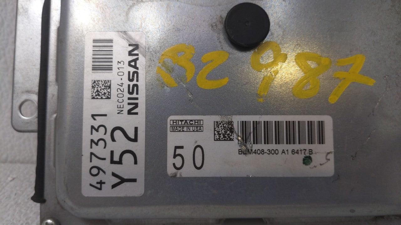 2016-2017 Nissan Altima PCM Engine Computer ECU ECM PCU OEM P/N:BEM408-300 A1 NEC022-051 Fits 2016 2017 OEM Used Auto Parts - Oemusedautoparts1.com