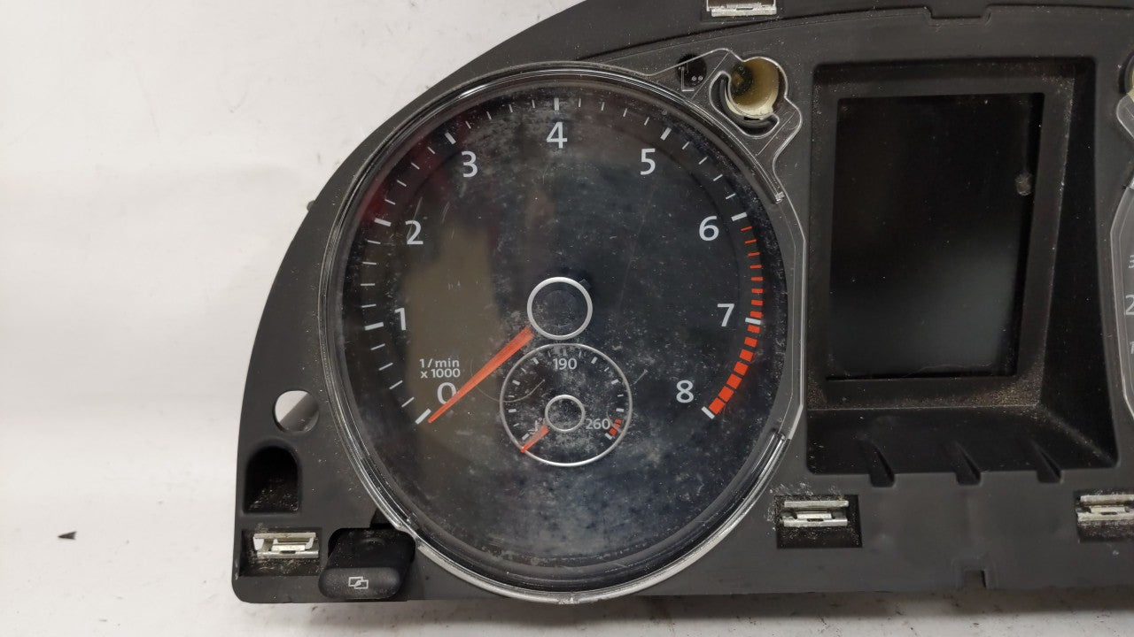 2010-2011 Volkswagen Cc Instrument Cluster Speedometer Gauges P/N:3C8920970MX Fits 2010 2011 OEM Used Auto Parts - Oemusedautoparts1.com