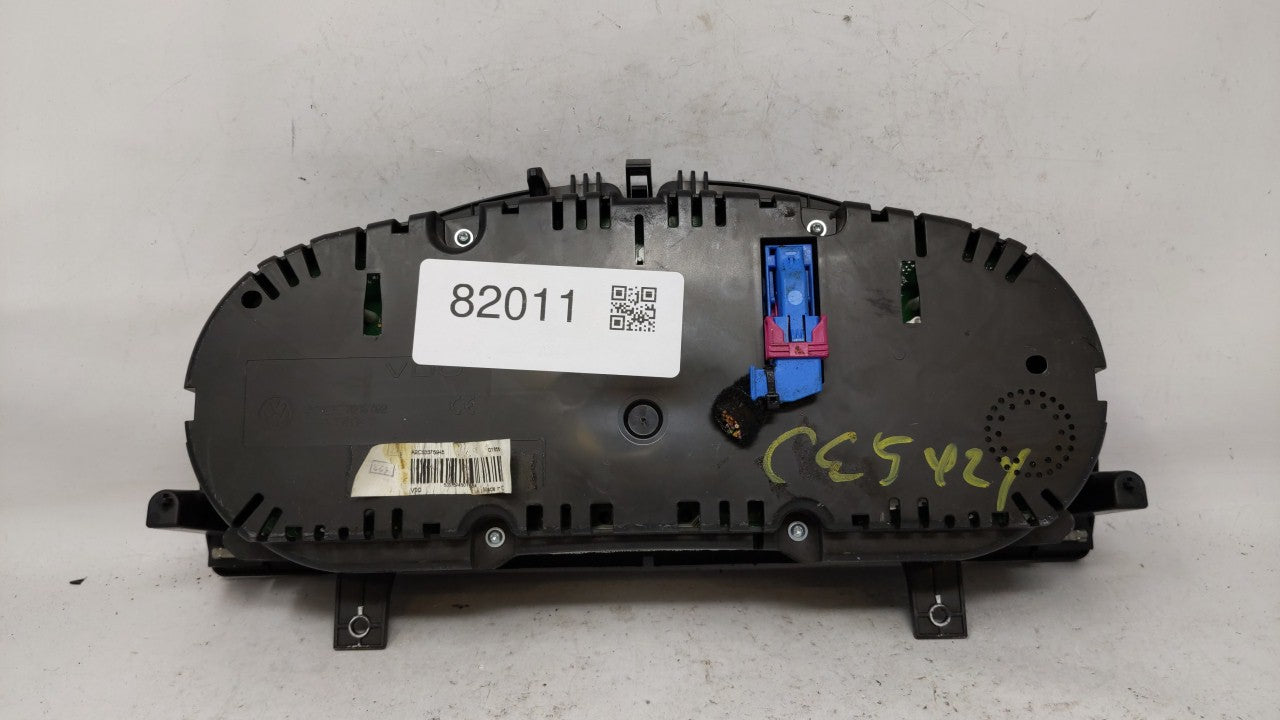 2010-2011 Volkswagen Cc Instrument Cluster Speedometer Gauges P/N:3C8920970MX Fits 2010 2011 OEM Used Auto Parts - Oemusedautoparts1.com