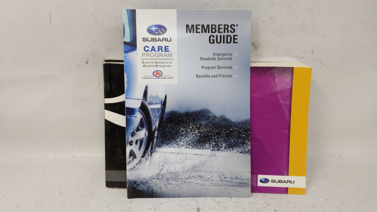 2010 Subaru Impreza Owners Manual Book Guide OEM Used Auto Parts - Oemusedautoparts1.com