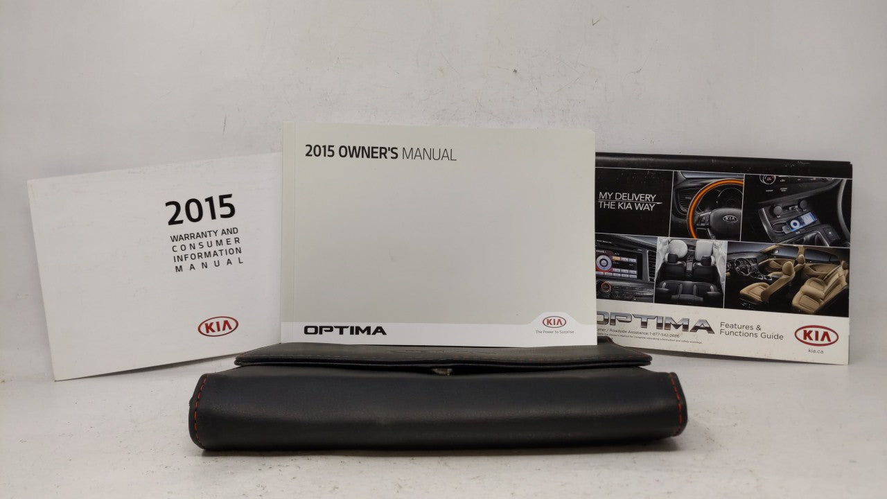 2015 Kia Optima Owners Manual Book Guide OEM Used Auto Parts - Oemusedautoparts1.com