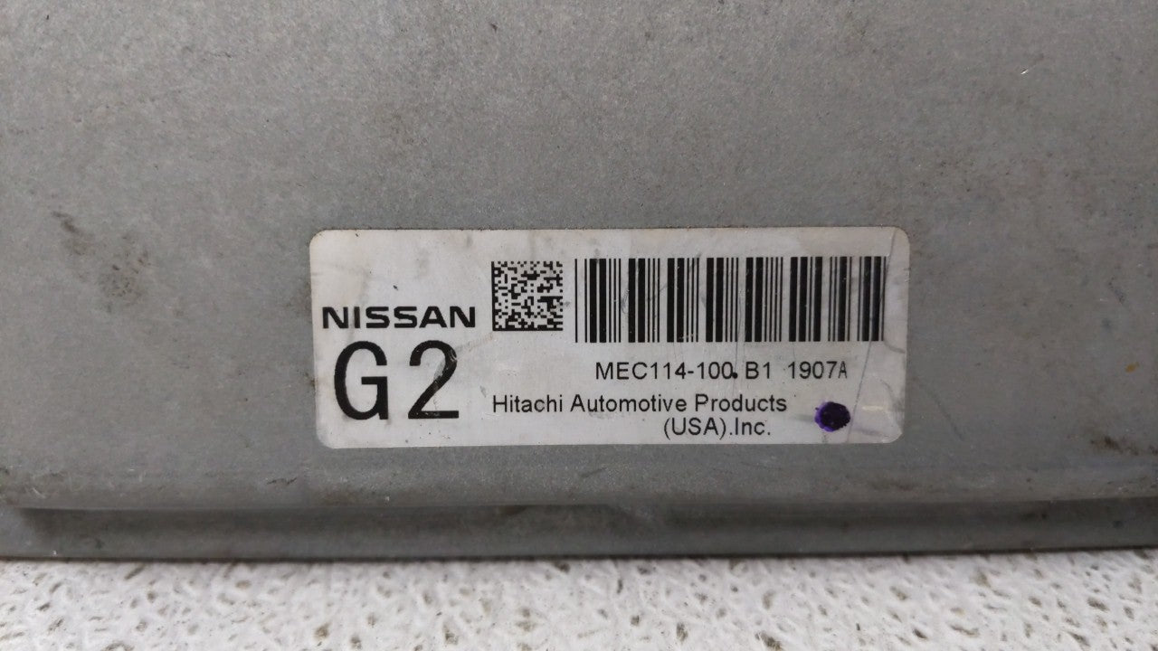 2011-2013 Nissan Altima PCM Engine Computer ECU ECM PCU OEM P/N:MEC114-100 MEC112-130 B1 Fits 2011 2012 2013 OEM Used Auto Parts - Oemusedautoparts1.com