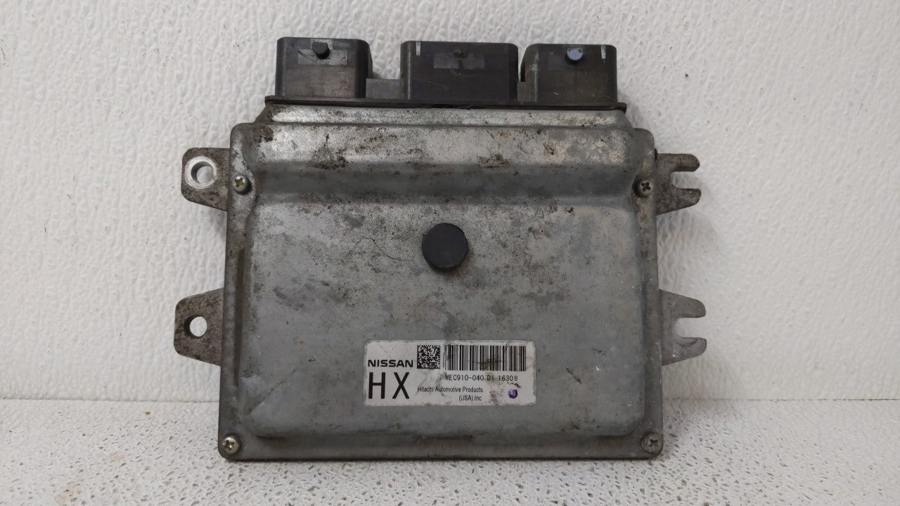 2012 Nissan Versa PCM Engine Computer ECU ECM PCU OEM P/N:MEC910-041 31036-3AA6B Fits OEM Used Auto Parts - Oemusedautoparts1.com