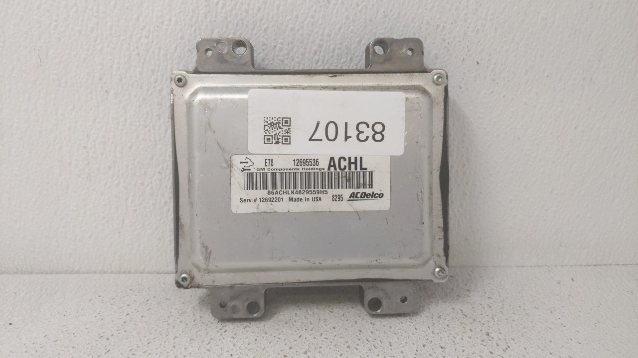 2017-2018 Chevrolet Trax PCM Engine Computer ECU ECM PCU OEM P/N:12679097 12670309 Fits 2017 2018 2019 OEM Used Auto Parts - Oemusedautoparts1.com