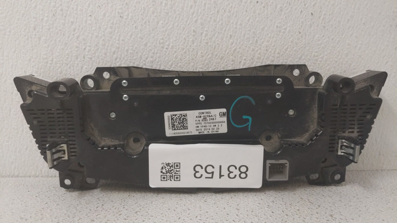 2014-2016 Buick Lacrosse Ac Heater Climate Control 90927561|90802487 83153 - Oemusedautoparts1.com