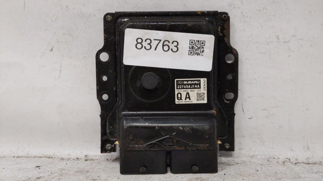 2016 Subaru Legacy PCM Engine Computer ECU ECM PCU OEM P/N:22765AJ14A Fits OEM Used Auto Parts - Oemusedautoparts1.com