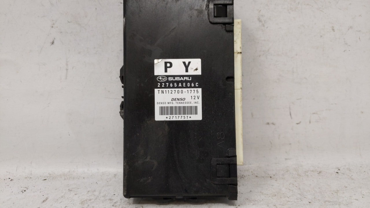 2013-2014 Subaru Legacy PCM Engine Computer ECU ECM PCU OEM P/N:22765AE06C 22765AE06D Fits 2013 2014 OEM Used Auto Parts - Oemusedautoparts1.com