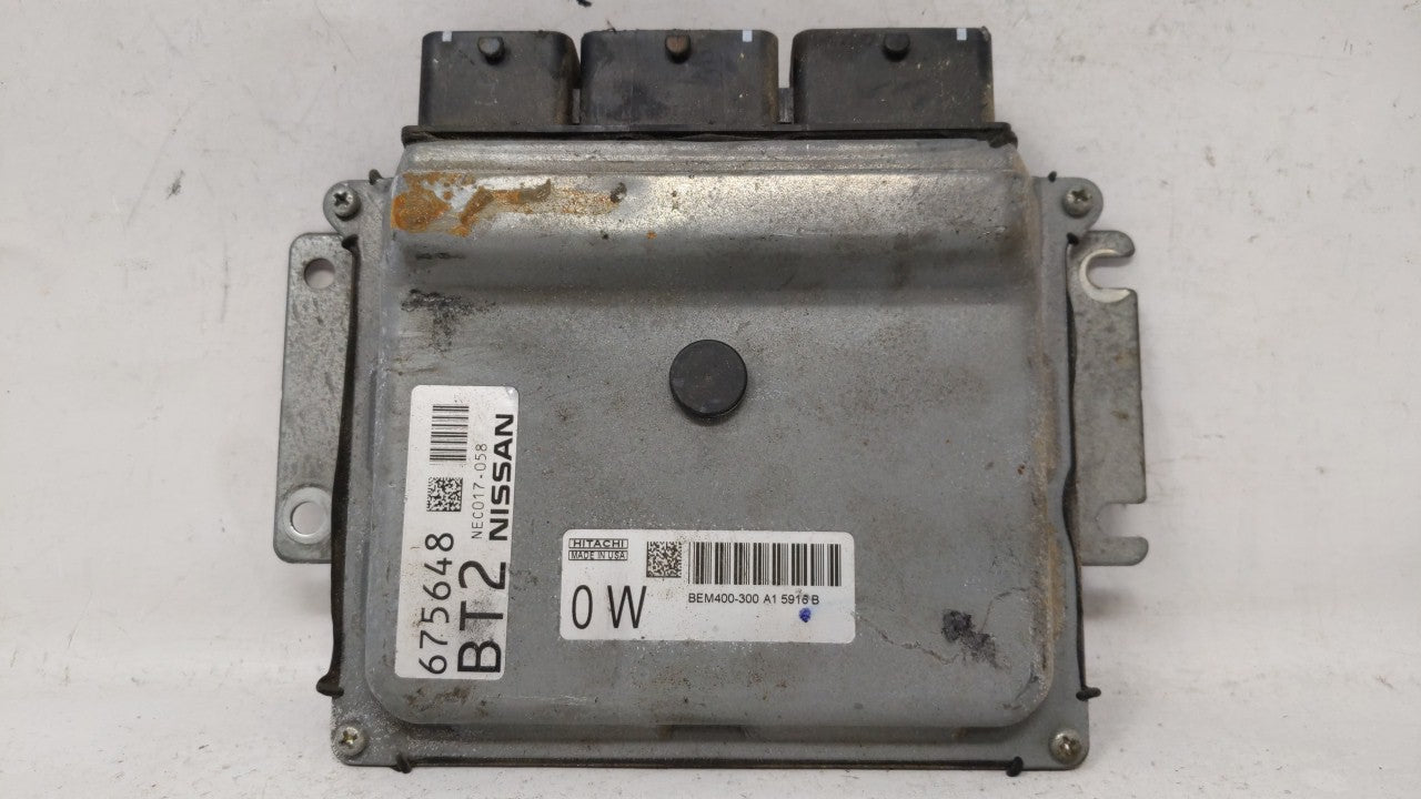 2015 Nissan Altima PCM Engine Computer ECU ECM PCU OEM P/N:BEM404-300 A1 NEC001-666 Fits 2013 2014 OEM Used Auto Parts - Oemusedautoparts1.com