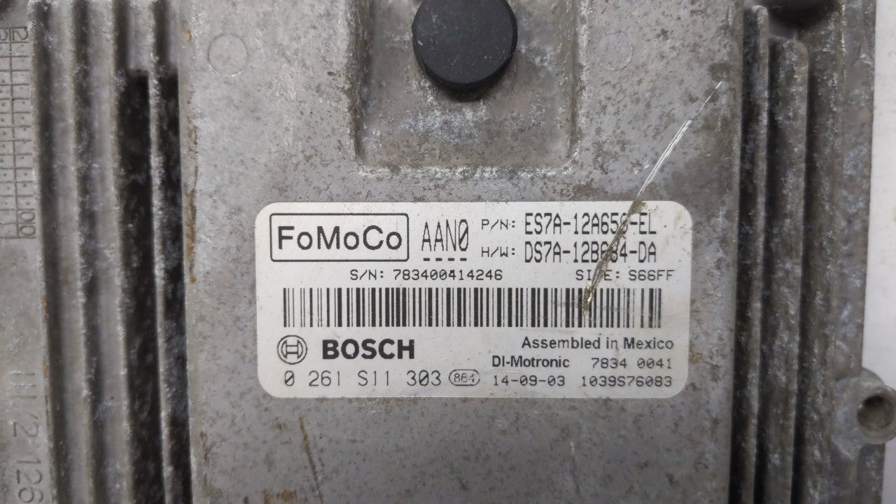 2014-2016 Ford Fusion PCM Engine Computer ECU ECM PCU OEM P/N:ES7A-12A650-RD ES7A-12A650-EK Fits 2014 2015 2016 OEM Used Auto Parts - Oemusedautoparts1.com