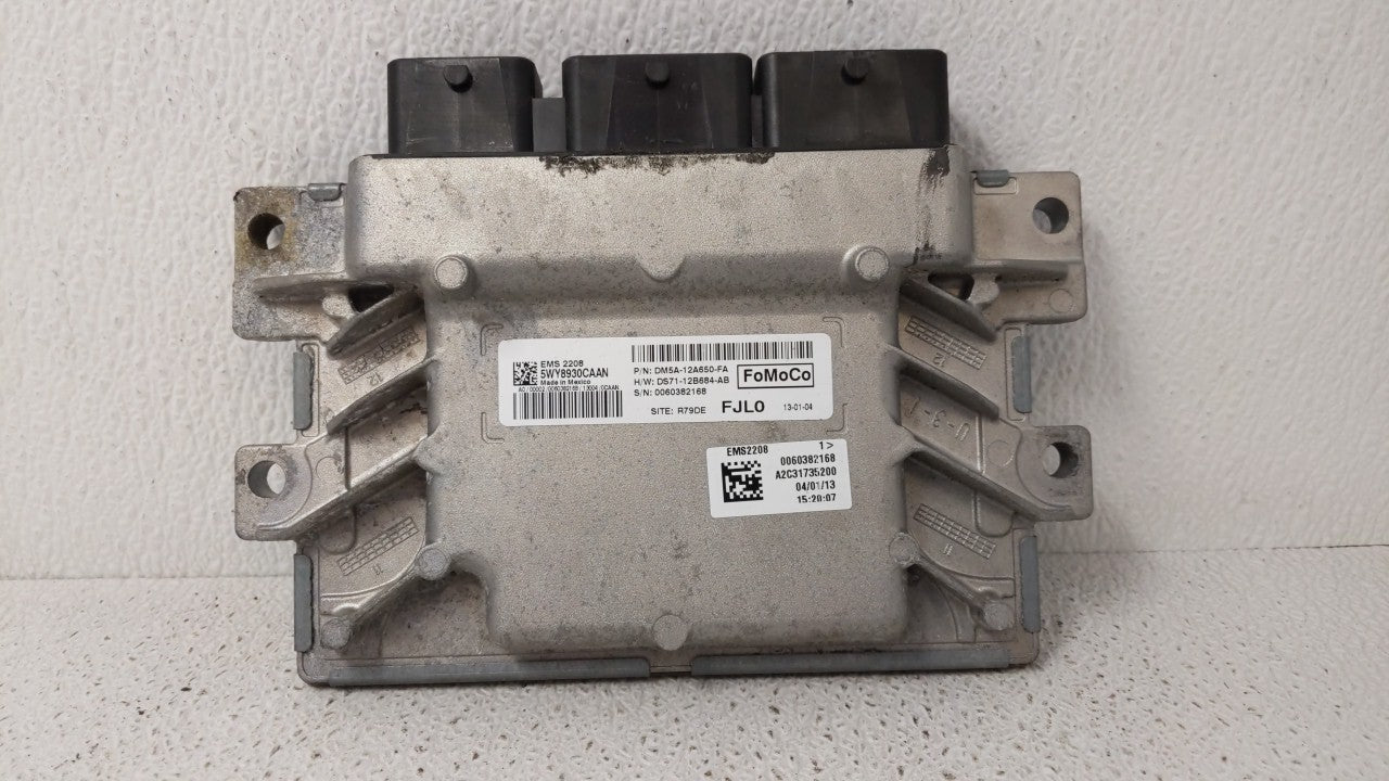 2013-2013 Ford C-max Engine Computer Ecu Pcm Ecm Pcu Oem 84436 - Oemusedautoparts1.com