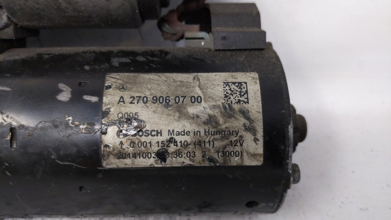 2014-2017 Mercedes-Benz Cla250 Car Starter Motor Solenoid OEM P/N:A 645 906 08 00 A 270 906 07 00 Fits OEM Used Auto Parts - Oemusedautoparts1.com