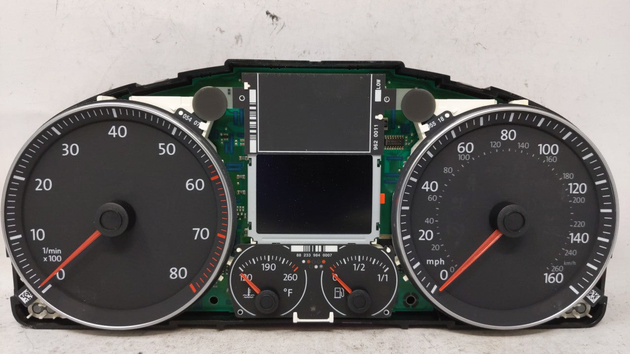 2004-2007 Volkswagen Golf Instrument Cluster Speedometer Gauges P/N:1K0 920 953H Fits 2004 2005 2006 2007 OEM Used Auto Parts - Oemusedautoparts1.com