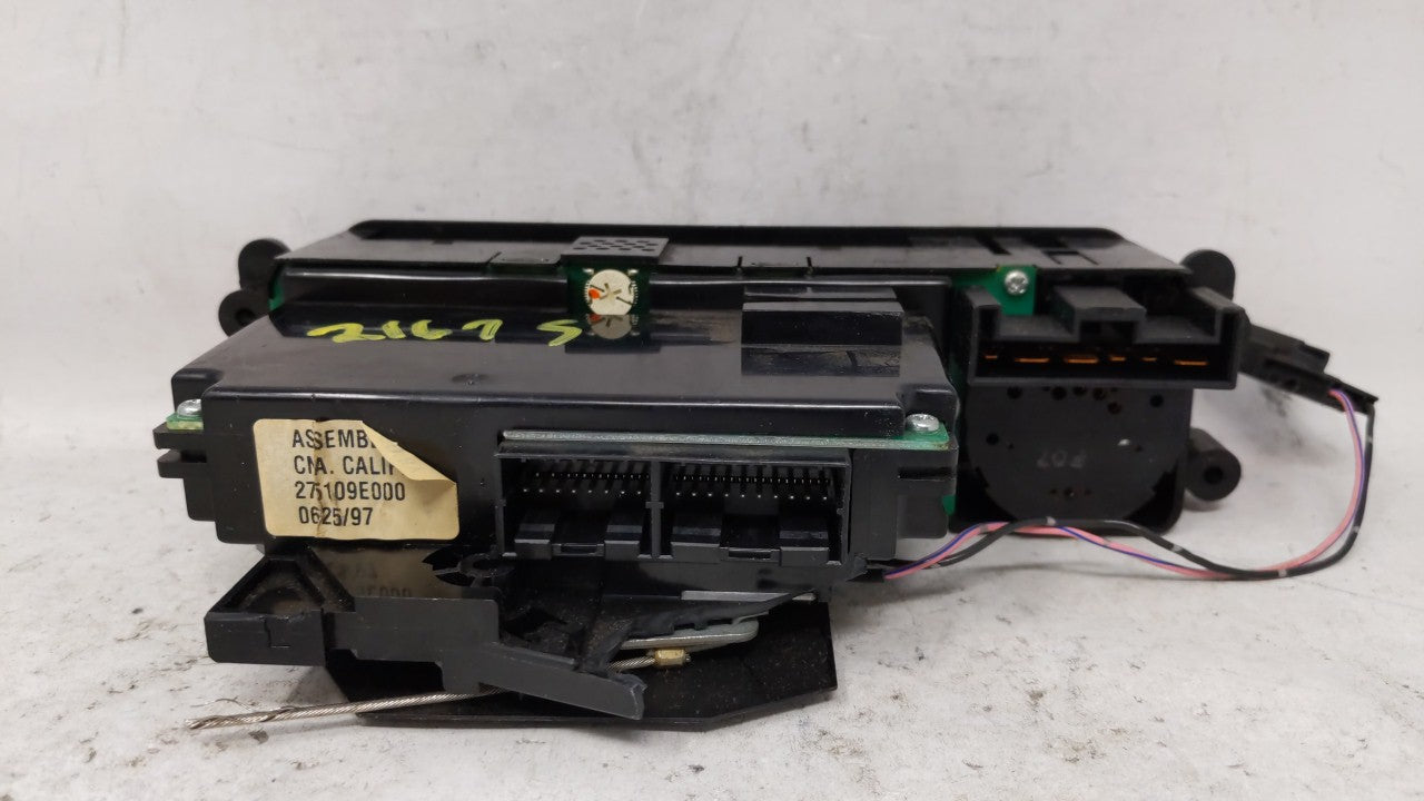 1998 Nissan Altima Climate Control Module Temperature AC/Heater Replacement Fits OEM Used Auto Parts - Oemusedautoparts1.com