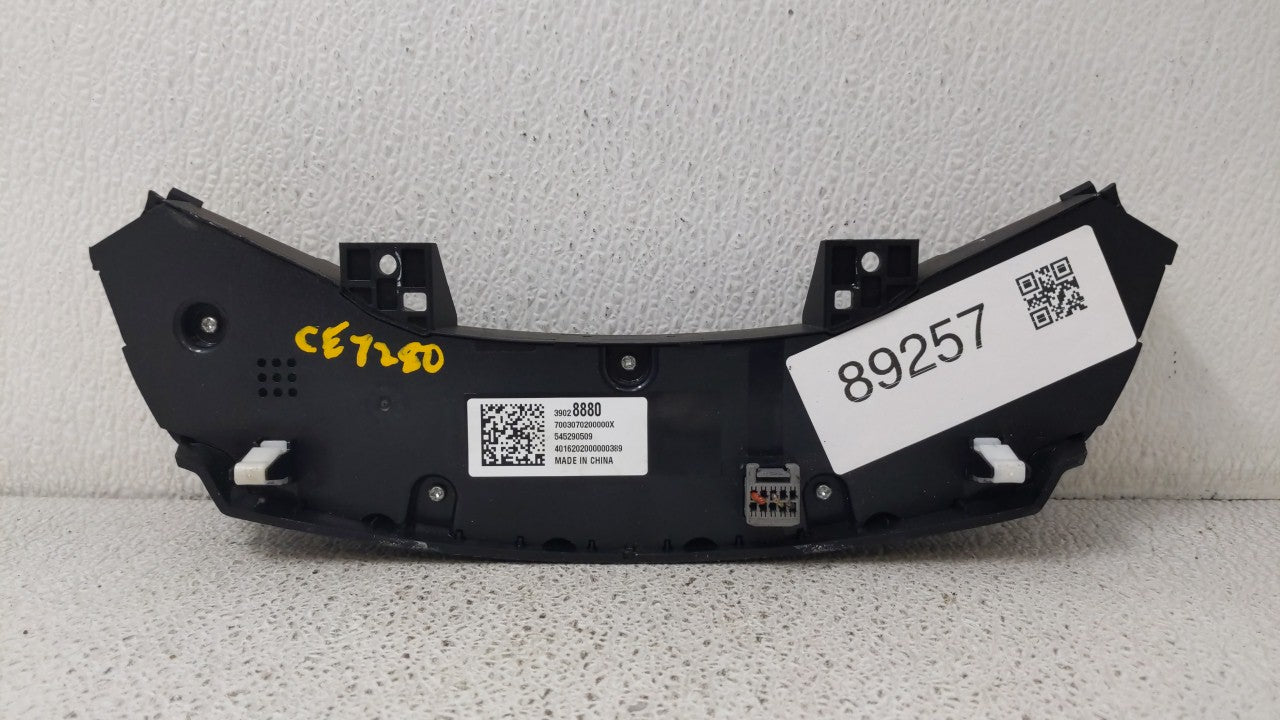 2016-2018 Chevrolet Cruze Climate Control Module Temperature AC/Heater Replacement P/N:39028880 39028879 Fits 2016 2017 2018 OEM Used Auto Parts - Oemusedautoparts1.com