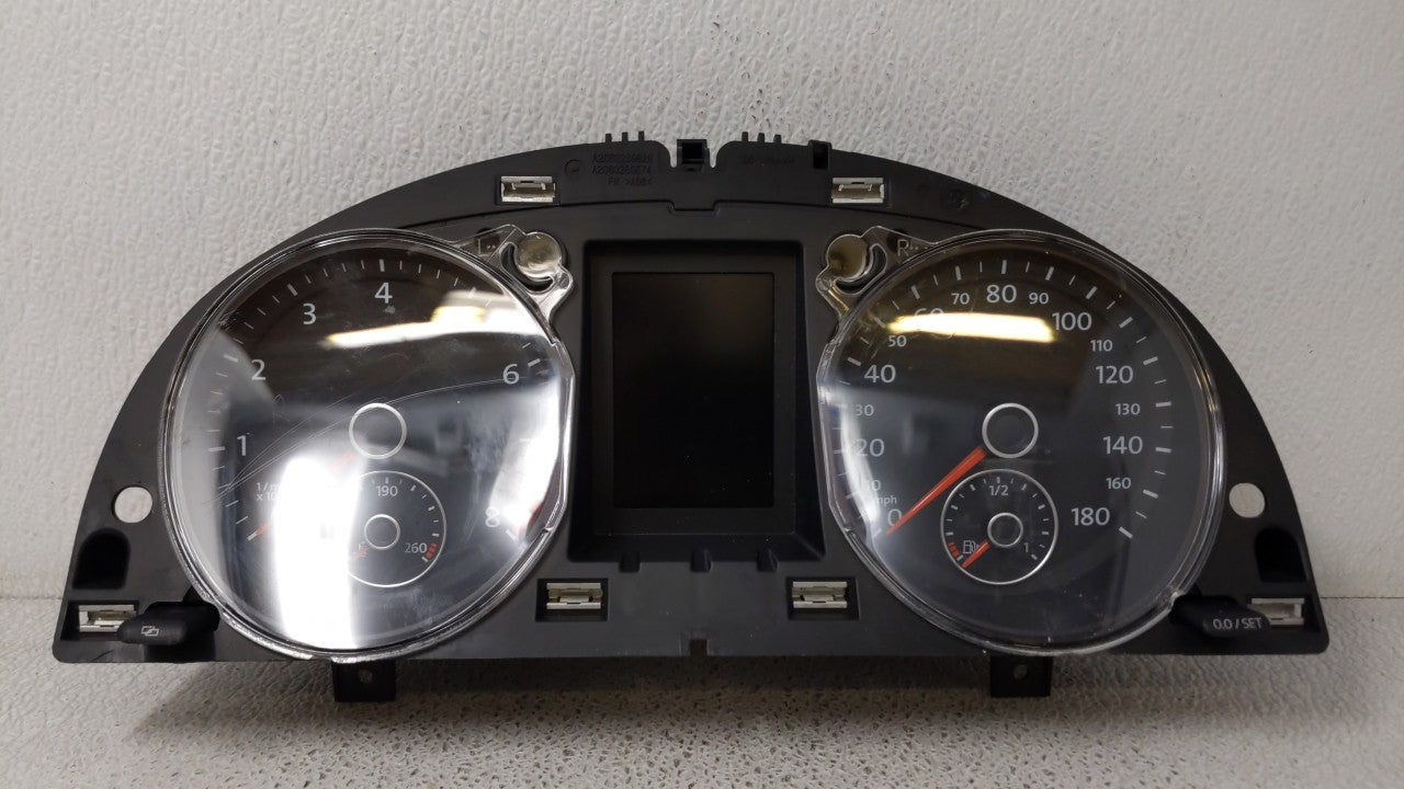 2010-2011 Volkswagen Cc Instrument Cluster Speedometer Gauges P/N:3C8920970MX Fits 2010 2011 OEM Used Auto Parts - Oemusedautoparts1.com