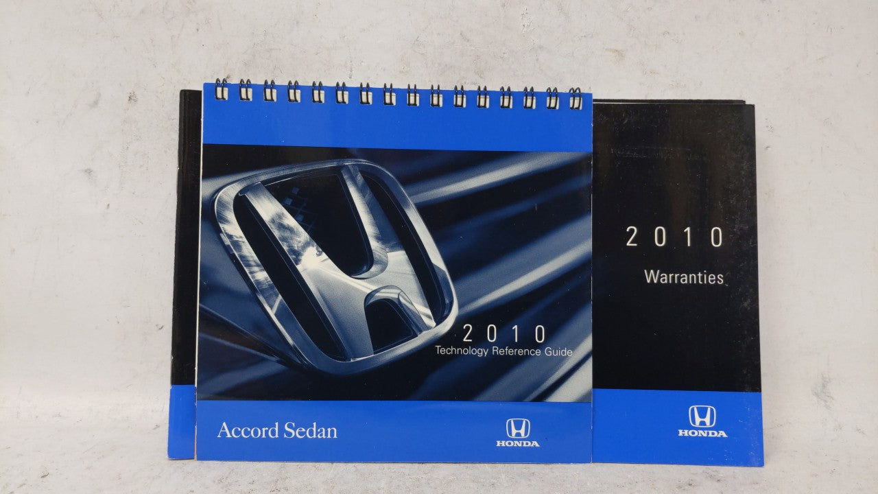 2010 Honda Accord Owners Manual Book Guide OEM Used Auto Parts - Oemusedautoparts1.com