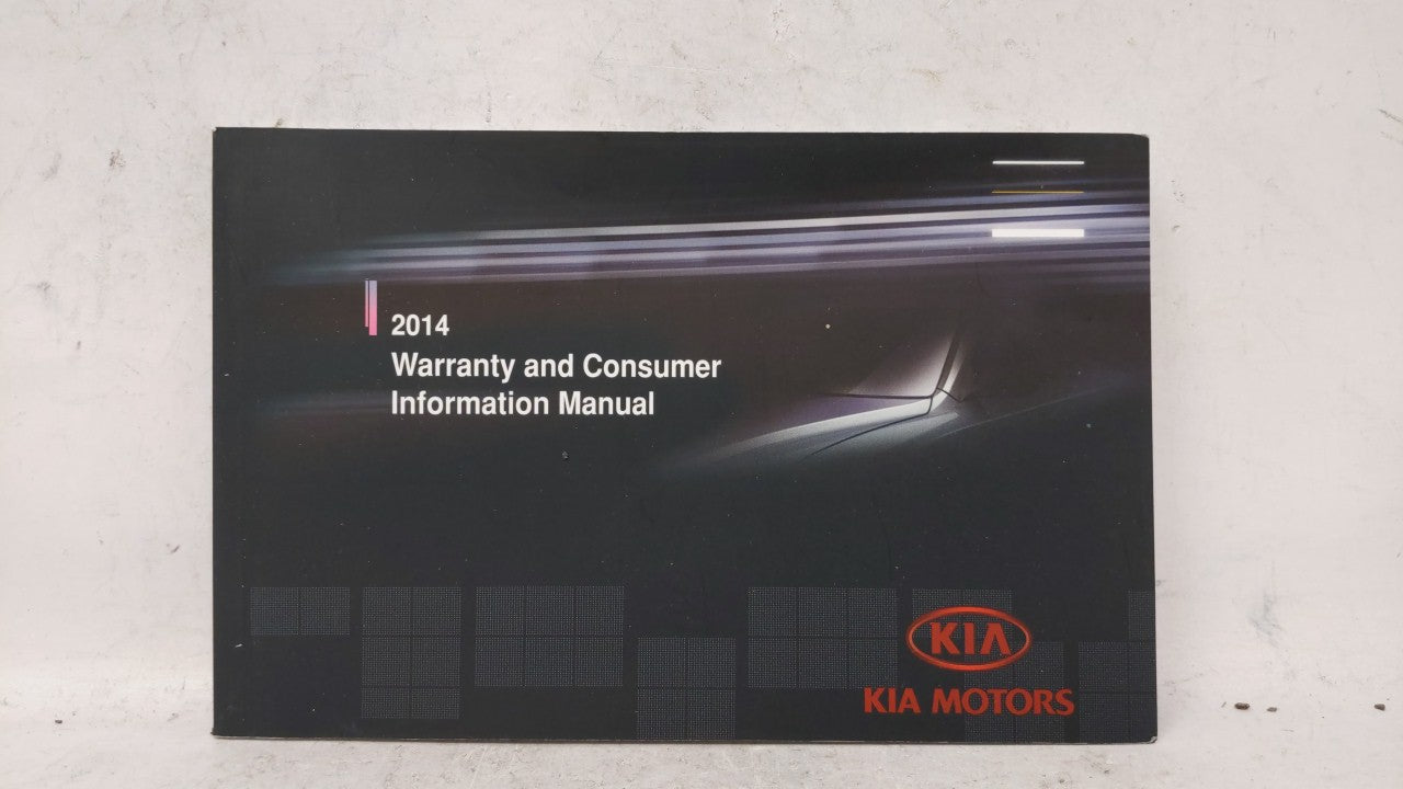 2014 Kia Optima Owners Manual Book Guide OEM Used Auto Parts - Oemusedautoparts1.com