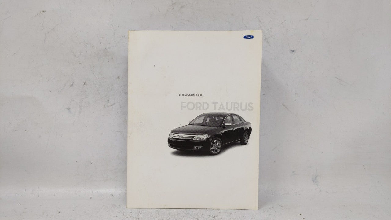 2008 Ford Taurus Owners Manual Book Guide OEM Used Auto Parts - Oemusedautoparts1.com