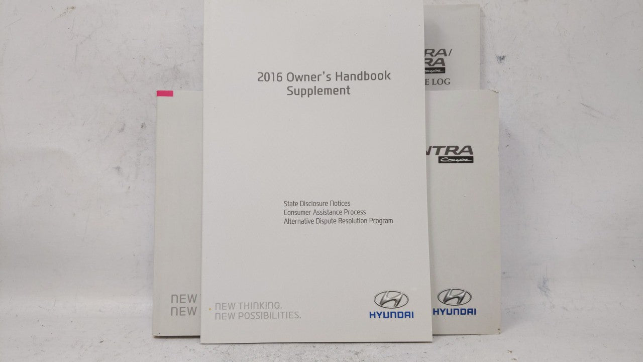 2016 Hyundai Elantra Owners Manual Book Guide OEM Used Auto Parts - Oemusedautoparts1.com