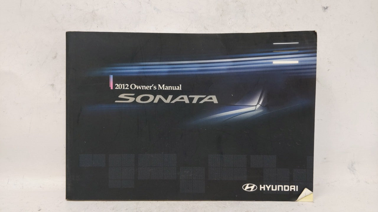 2012 Hyundai Sonata Owners Manual Book Guide OEM Used Auto Parts - Oemusedautoparts1.com