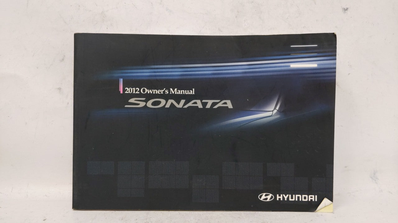2012 Hyundai Sonata Owners Manual Book Guide OEM Used Auto Parts - Oemusedautoparts1.com