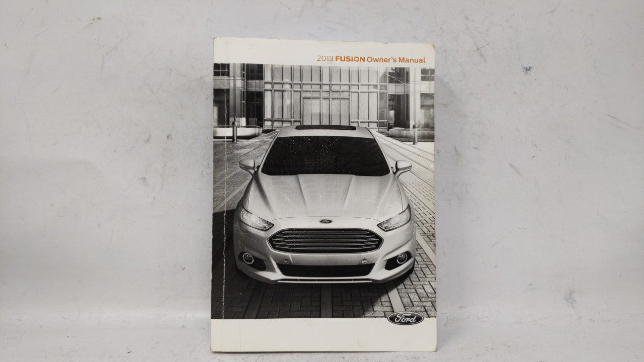 2013 Ford Fusion Owners Manual Book Guide OEM Used Auto Parts - Oemusedautoparts1.com