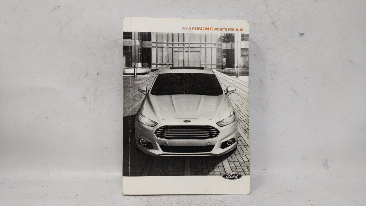 2013 Ford Fusion Owners Manual Book Guide OEM Used Auto Parts - Oemusedautoparts1.com