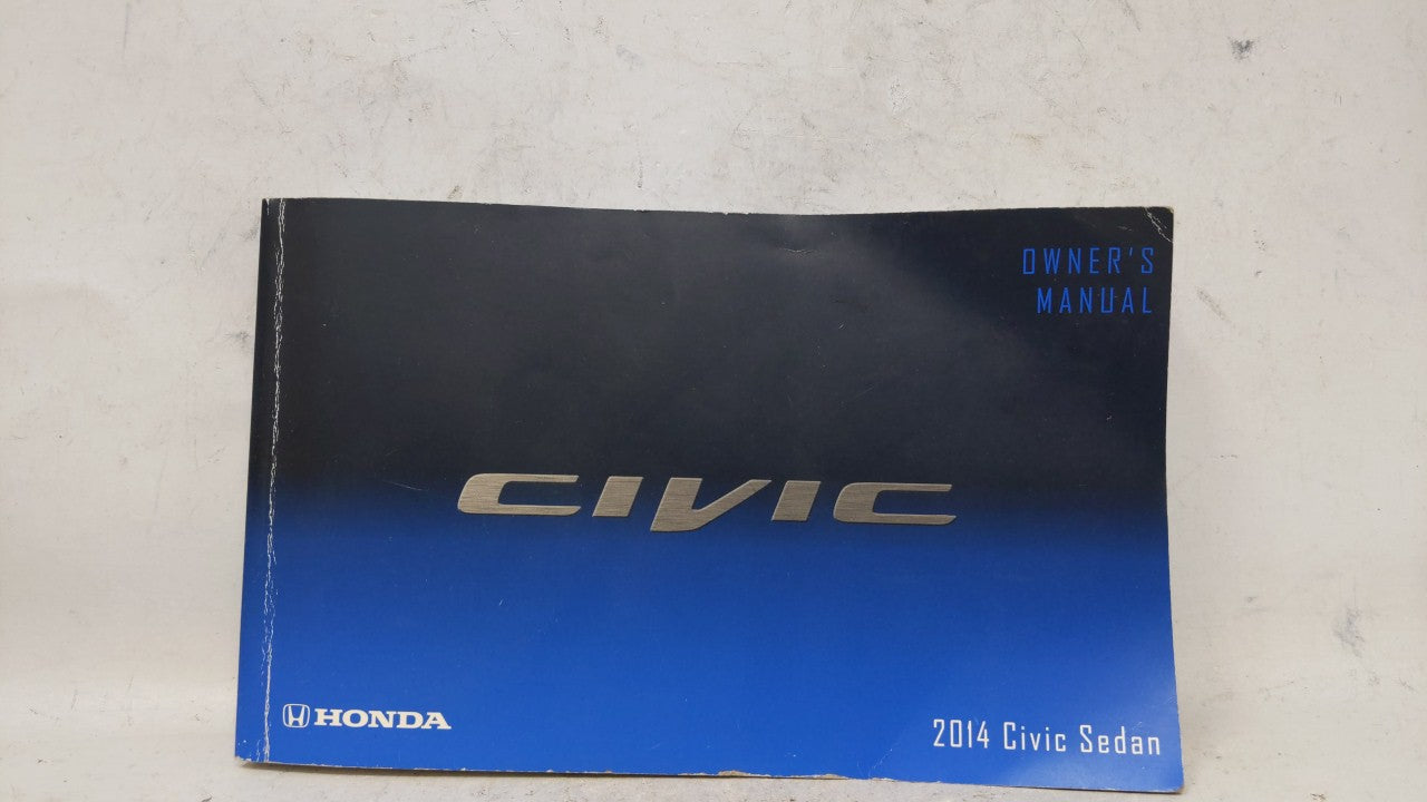 2014 Honda Civic Owners Manual Book Guide OEM Used Auto Parts - Oemusedautoparts1.com