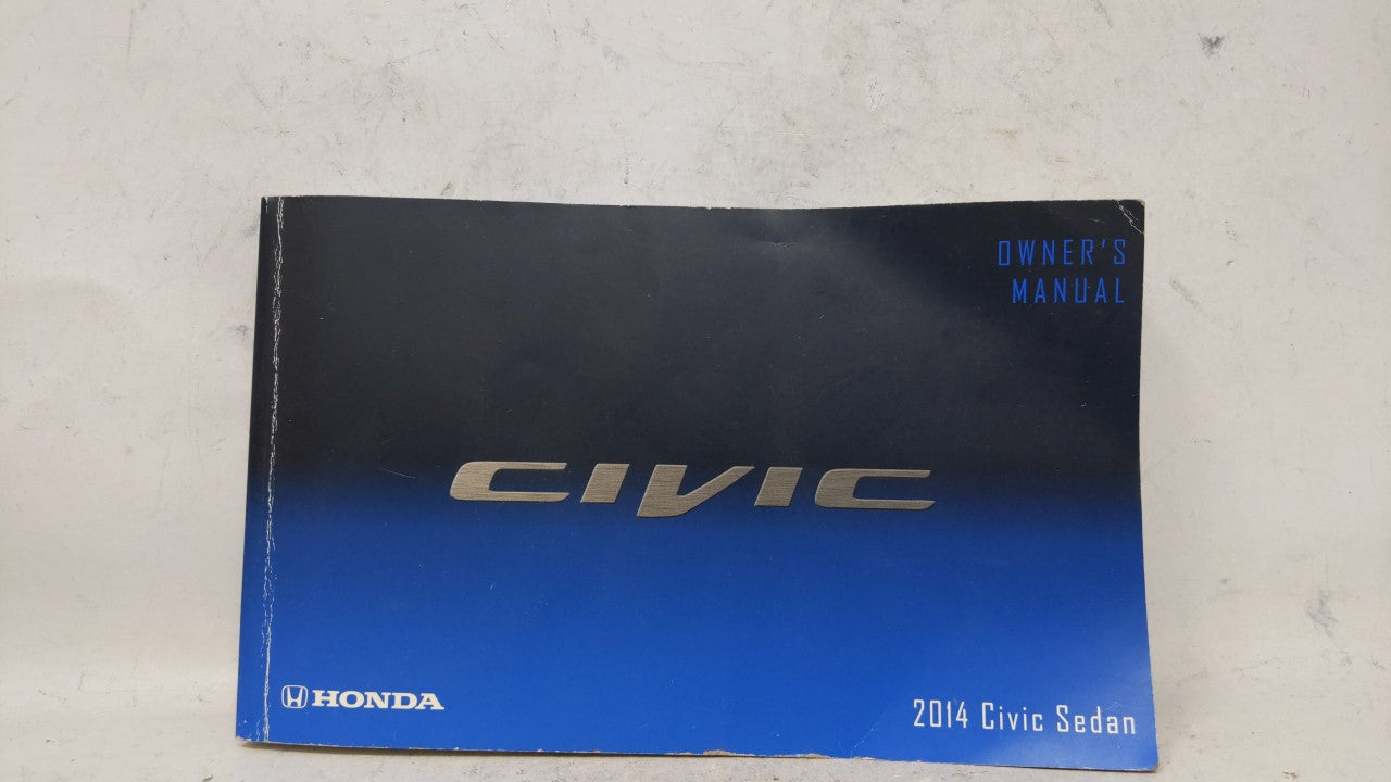 2014 Honda Civic Owners Manual Book Guide OEM Used Auto Parts - Oemusedautoparts1.com