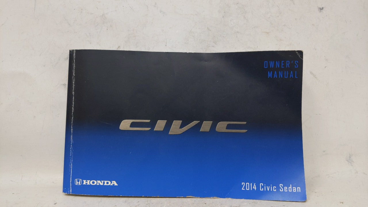 2014 Honda Civic Owners Manual Book Guide OEM Used Auto Parts - Oemusedautoparts1.com