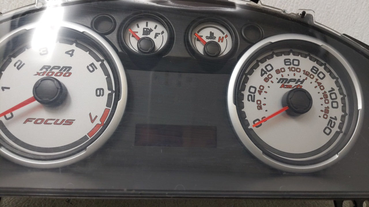 2009 Ford Focus Instrument Cluster Speedometer Gauges P/N:9S4T-10849-BD Fits OEM Used Auto Parts - Oemusedautoparts1.com