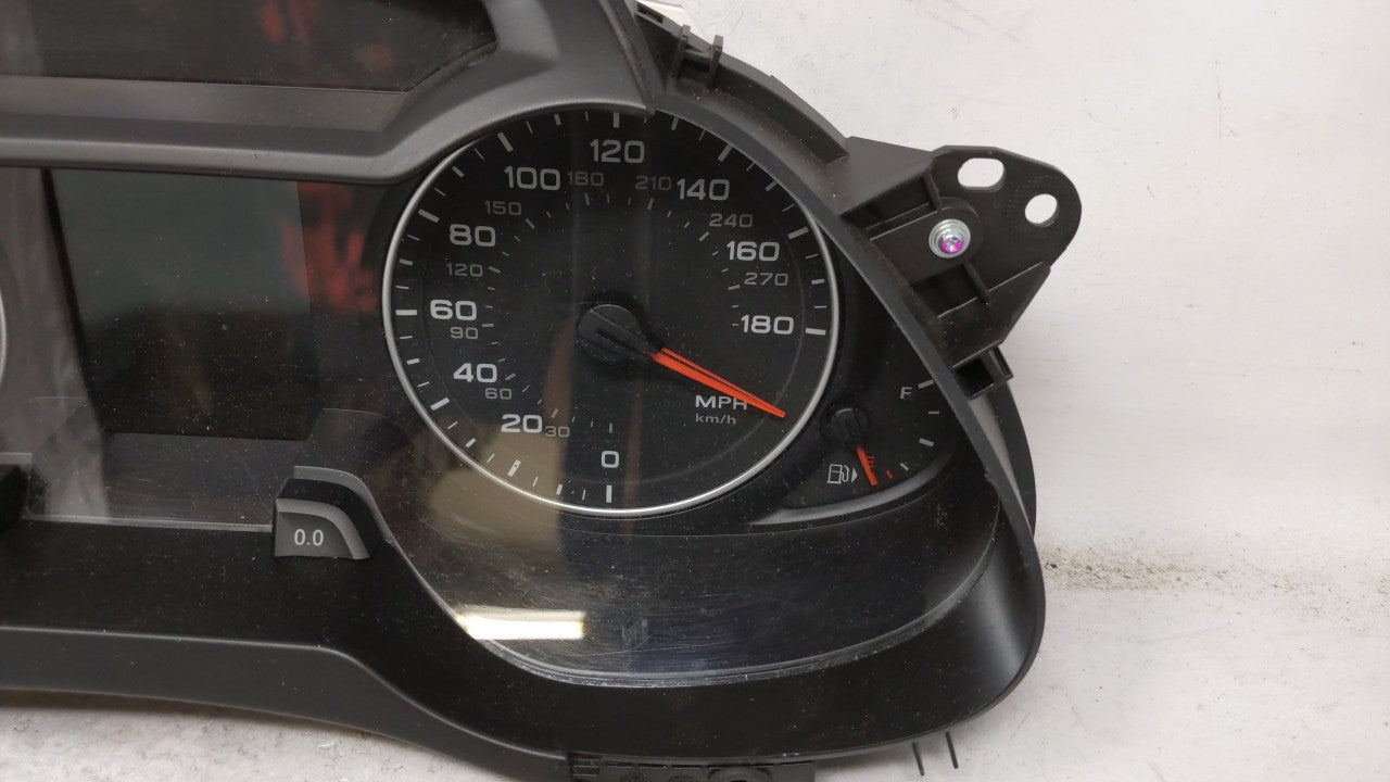 2010-2012 Audi A4 Instrument Cluster Speedometer Gauges P/N:8K0920950H Fits 2010 2011 2012 OEM Used Auto Parts - Oemusedautoparts1.com