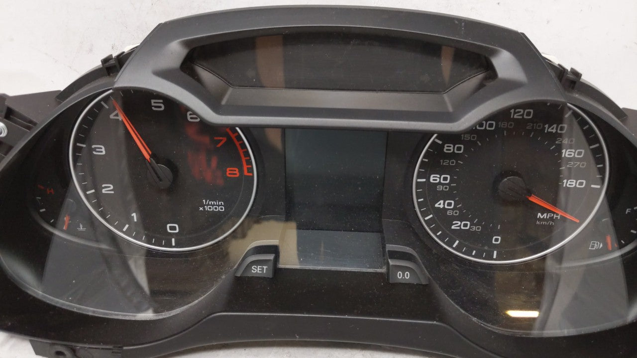 2010-2012 Audi A4 Instrument Cluster Speedometer Gauges P/N:8K0920950H Fits 2010 2011 2012 OEM Used Auto Parts - Oemusedautoparts1.com