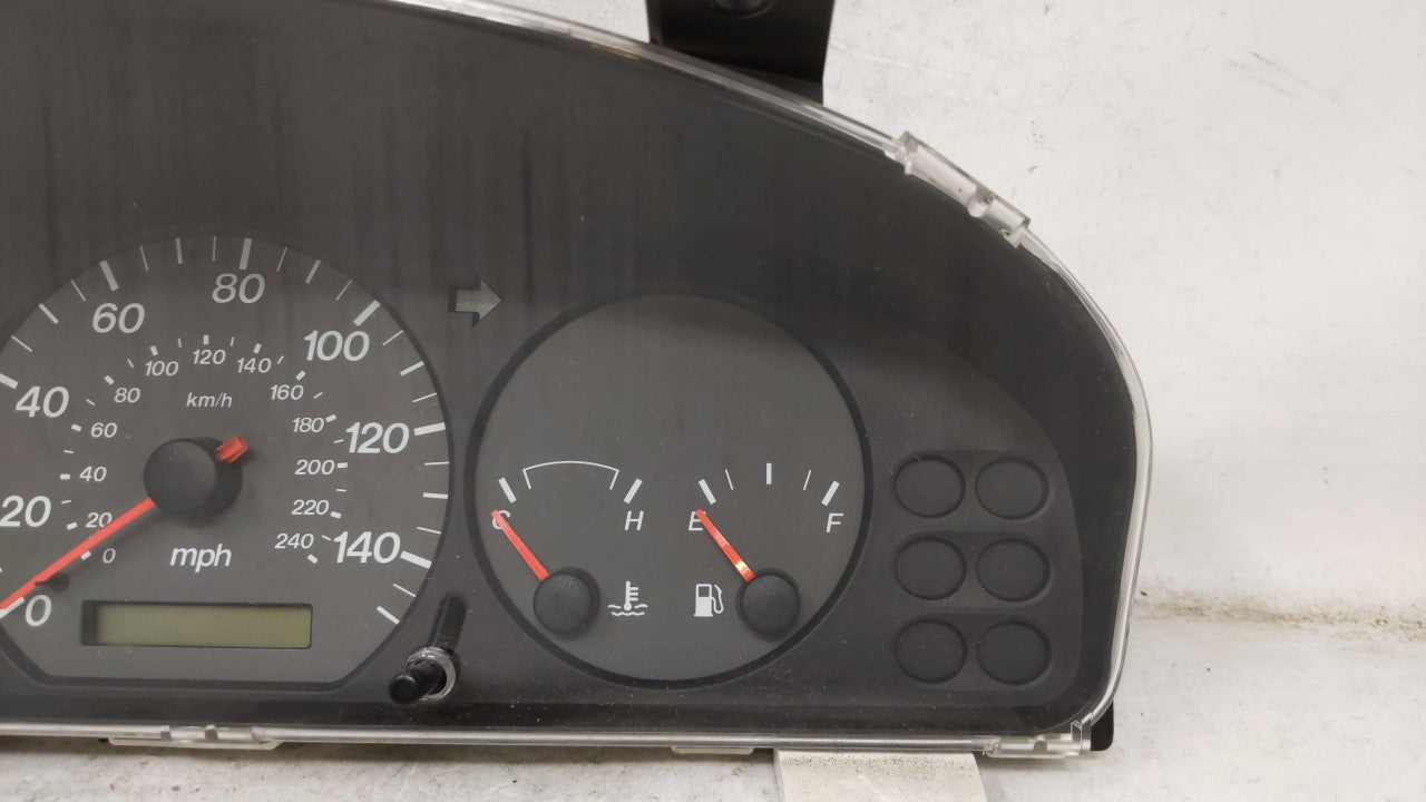 2001-2002 Mazda 626 Instrument Cluster Speedometer Gauges Fits 2001 2002 OEM Used Auto Parts - Oemusedautoparts1.com