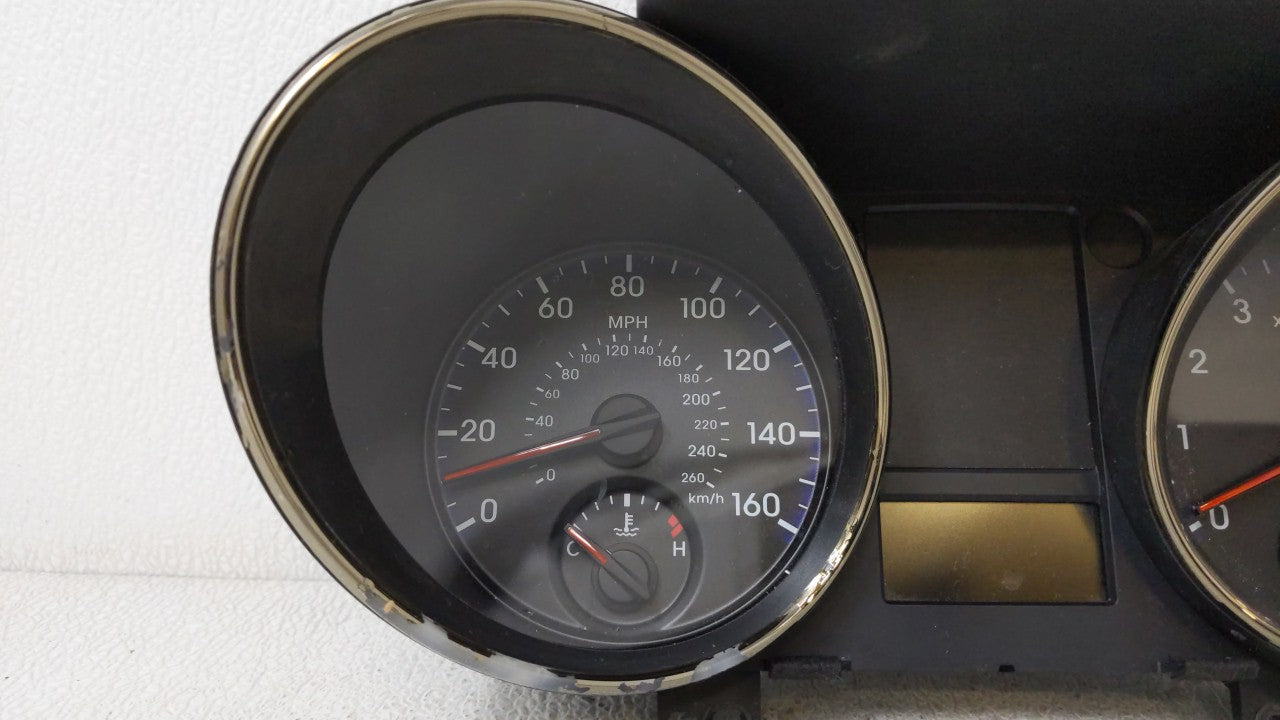 2011-2012 Hyundai Genesis Instrument Cluster Speedometer Gauges P/N:94031-2M000 94011-2M590 Fits 2011 2012 OEM Used Auto Parts - Oemusedautoparts1.com