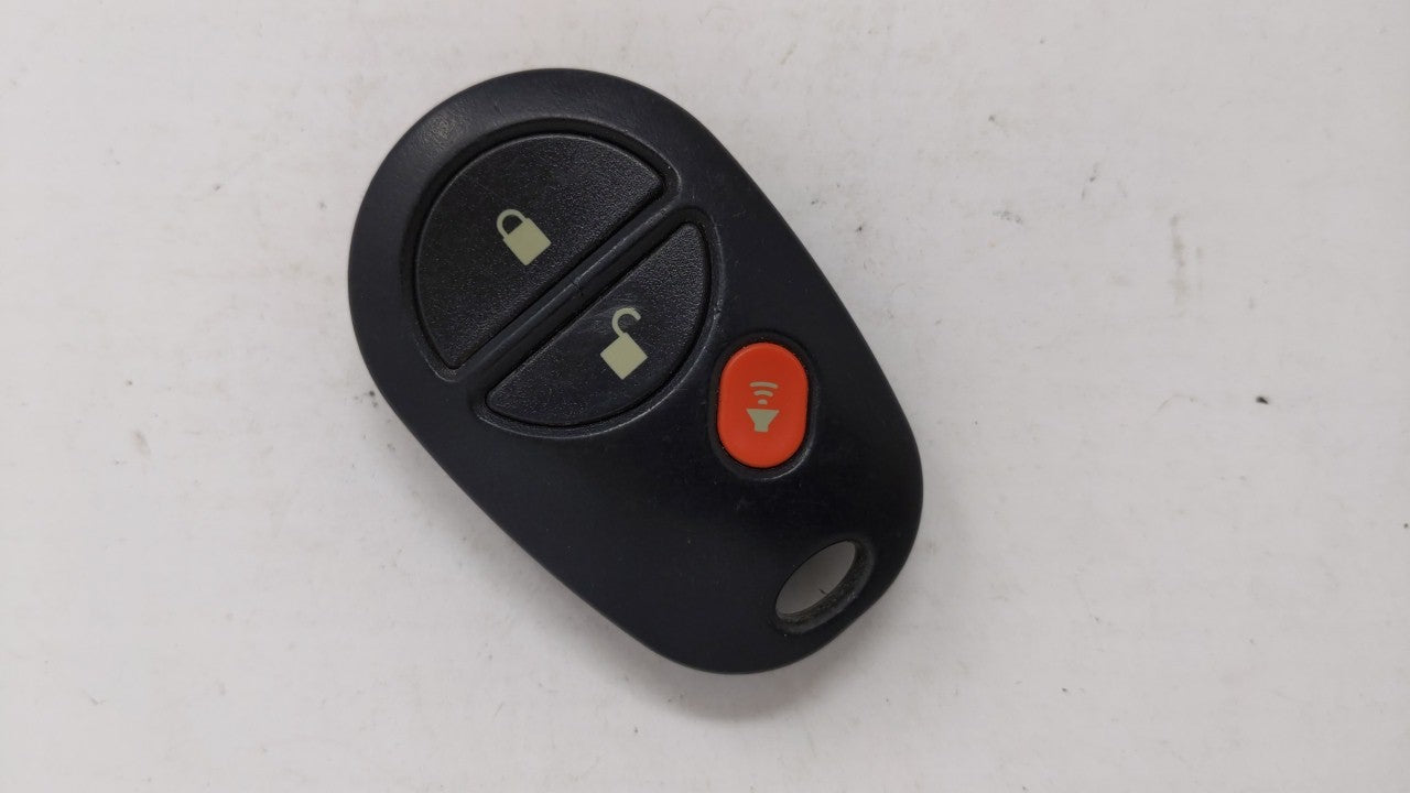 Toyota Keyless Entry Remote Fob Gq43vt20t 3 Buttons - Oemusedautoparts1.com