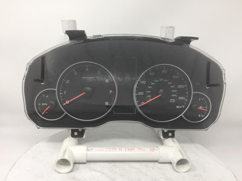 2013 Subaru Legacy Instrument Cluster Speedometer Gauges P/N:64,519 MI. PN:85004AJ08A Fits OEM Used Auto Parts - Oemusedautoparts1.com