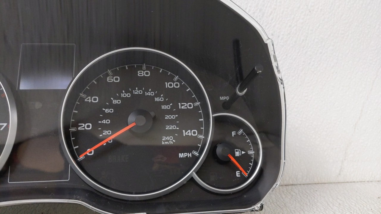 2013-2014 Subaru Legacy Instrument Cluster Speedometer Gauges P/N:85004AJ01A Fits 2013 2014 OEM Used Auto Parts - Oemusedautoparts1.com