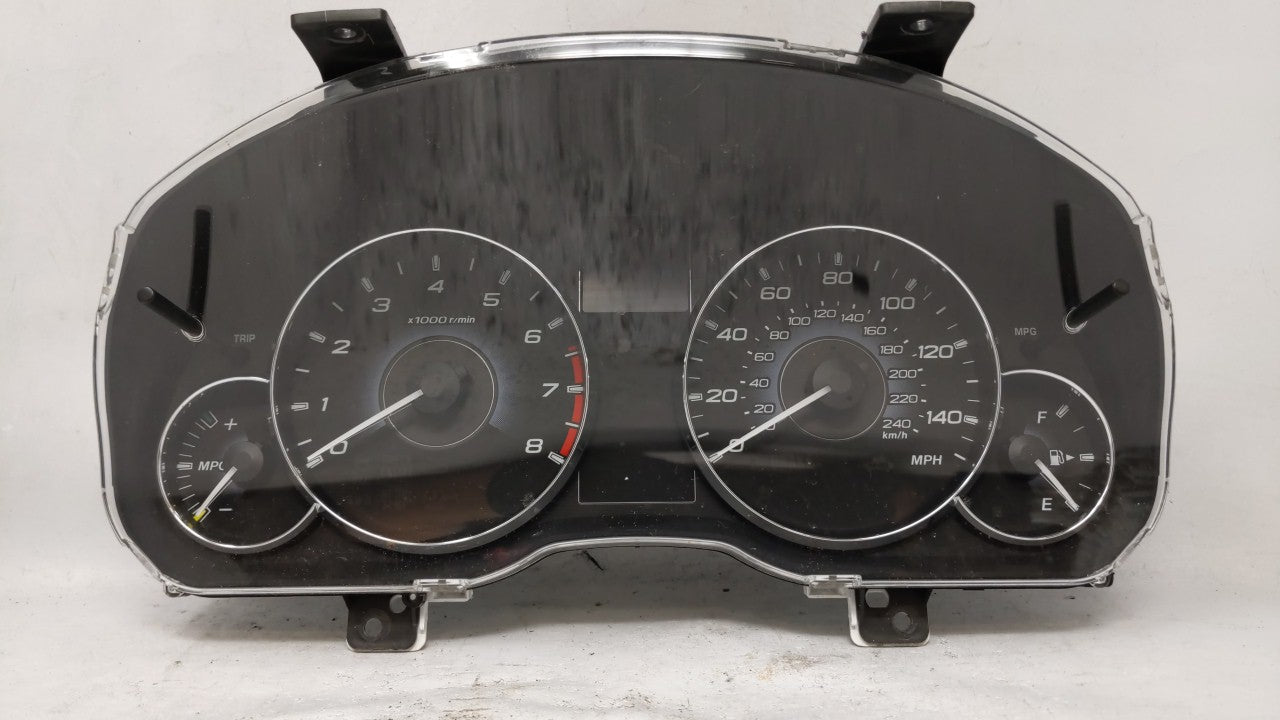 2010 Subaru Legacy Instrument Cluster Speedometer Gauges P/N:85002AJ05A Fits OEM Used Auto Parts - Oemusedautoparts1.com