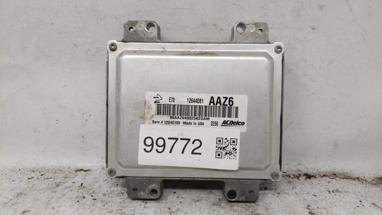 2011 Chevrolet Cruze PCM Engine Computer ECU ECM PCU OEM P/N:12645606 12644081 Fits OEM Used Auto Parts - Oemusedautoparts1.com