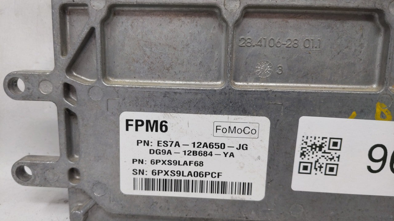 2014-2016 Ford Fusion PCM Engine Computer ECU ECM PCU OEM P/N:GS7A-12A650-UA ES7A-12A650-JF Fits 2014 2015 2016 OEM Used Auto Parts - Oemusedautoparts1.com
