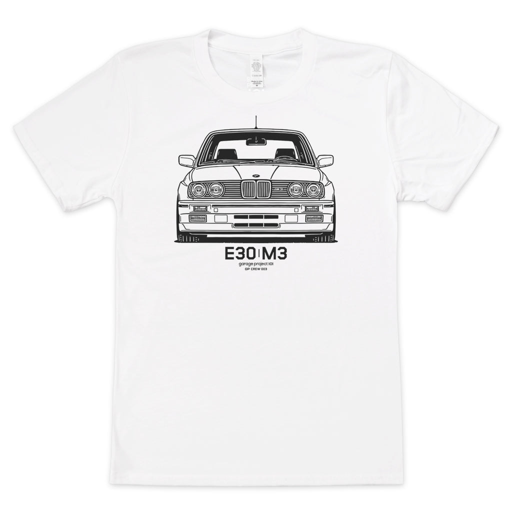 Crew 003 - BMW E30 M3 T-Shirt – GarageProject101