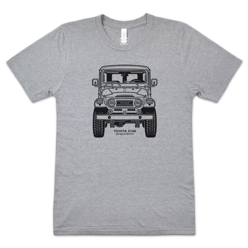 Toyota FJ40 Land Cruiser Front Graphic T-Shirt – GarageProject101