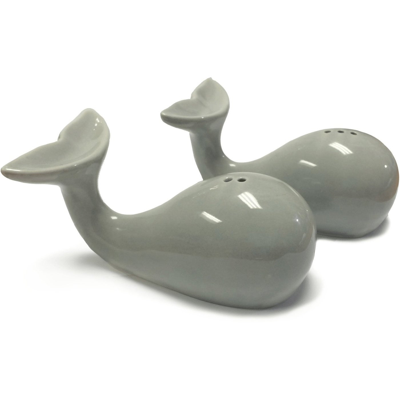 Whale Salt and Pepper Shaker Set