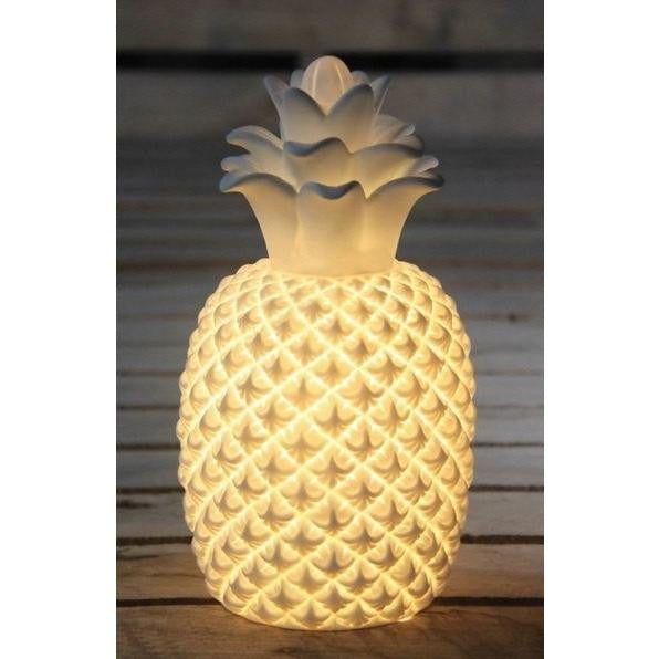 Porcelain Pineapple Lamp