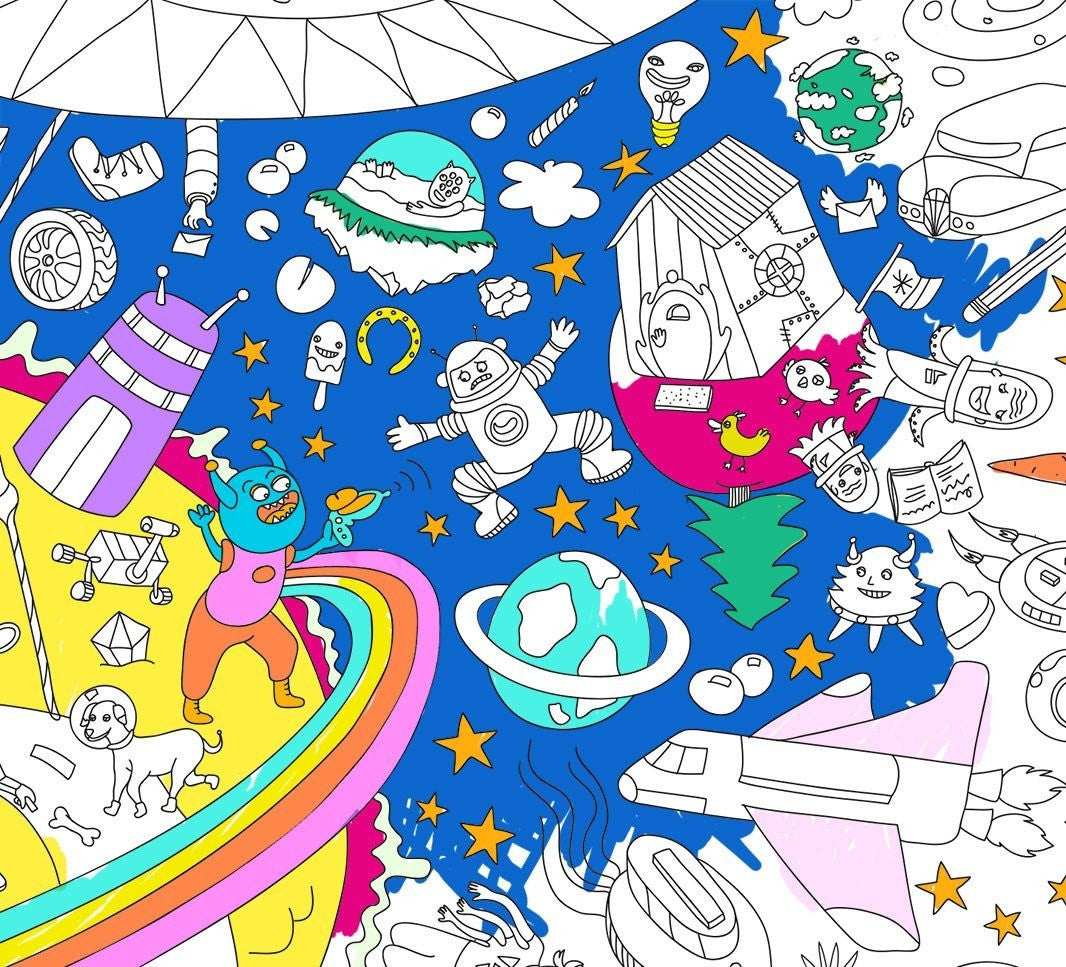 Cosmos Coloring Book