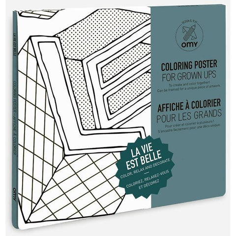 Giant Frameable Coloring Poster